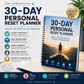 30-Day Personal Reset Planner | Build Better Habits, Focus & Momentum